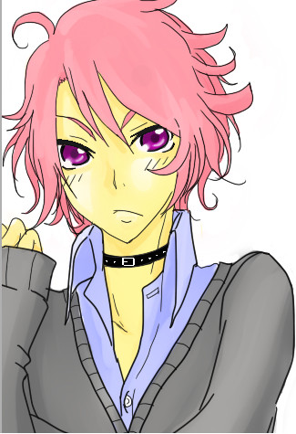 美男子という設定で描いたもの…