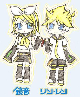 鏡音リン・レンミニキャラ