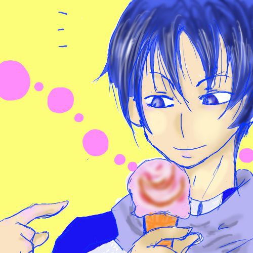 兄さんとアイス