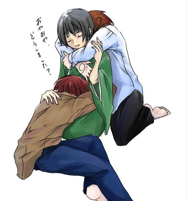 お爺ちゃんと孫