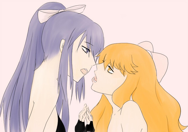 磁石でゆきちゃんとともみちゃん