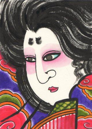 巴御前　津軽凧絵