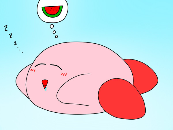 おひるねカービィ