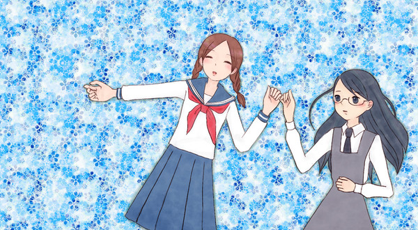 今は眠れる青い花