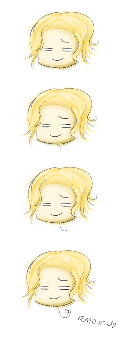 お兄さんのアホ毛