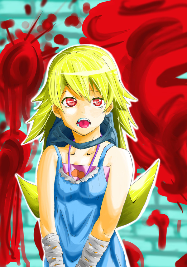 血でお絵かき