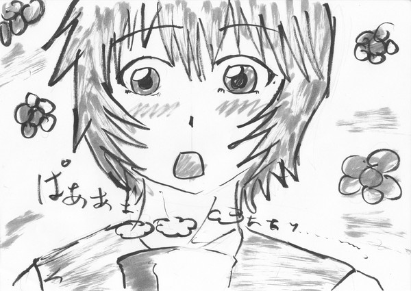 えヴァ　4コマ：寝・・・・綾波レイ