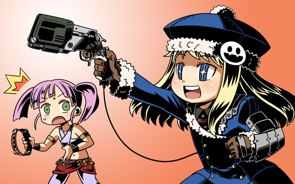ガンナーさんが珍しい銃を手に入れたようです