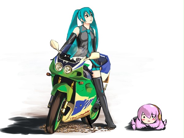 ミクとバイクとワタシ