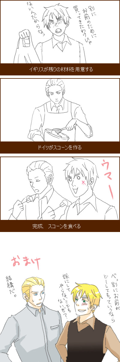 【腐向け】伝説のスコーン【朝√】