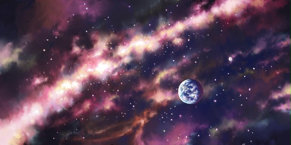美術設定　宇宙　巨大サイズ