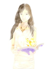 魔術書を読む