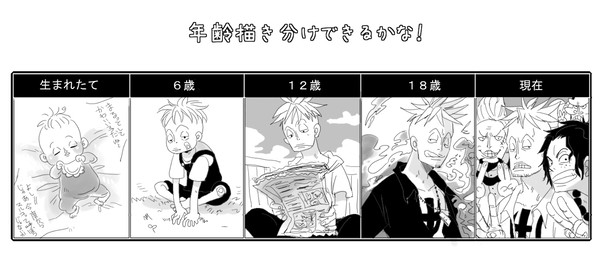 【年齢描き分け】マルコおおおおお