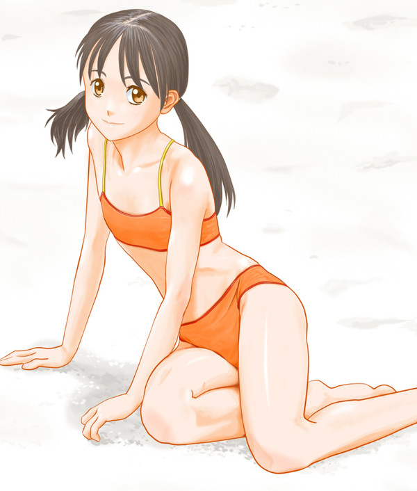 水着少女