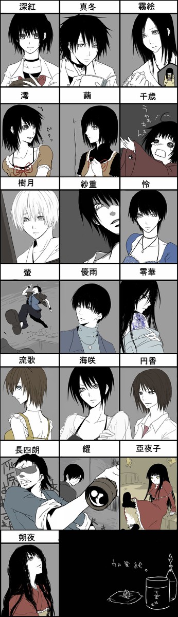 零キャラ描いてみた