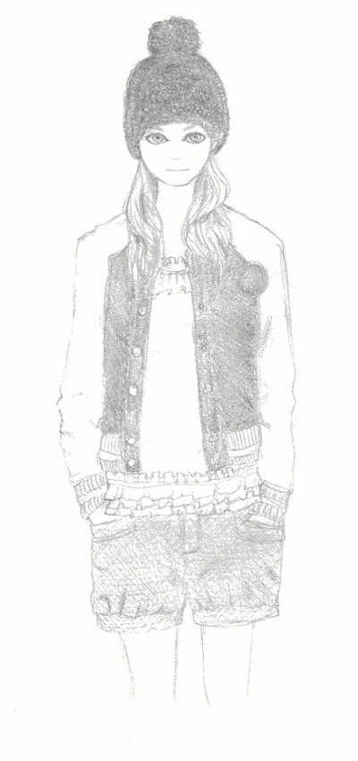 【模写】秋ファッション