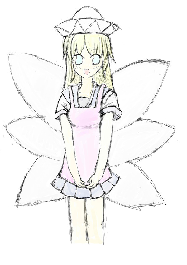 べた塗り　リリーさん