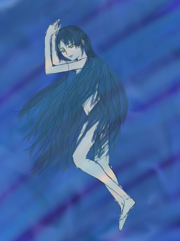 水中の少女