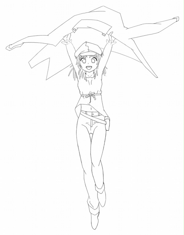 【塗り絵】千石撫子【線画】