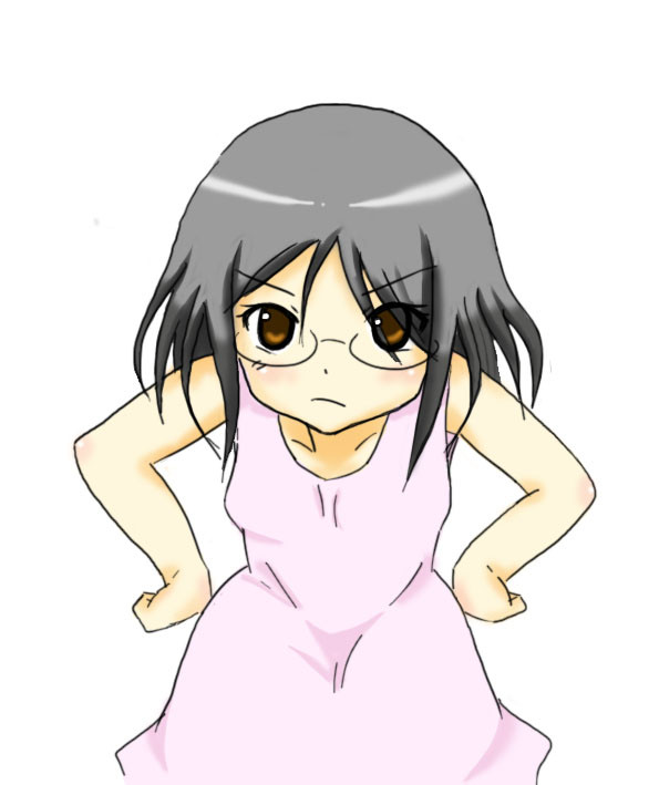 めがね少女