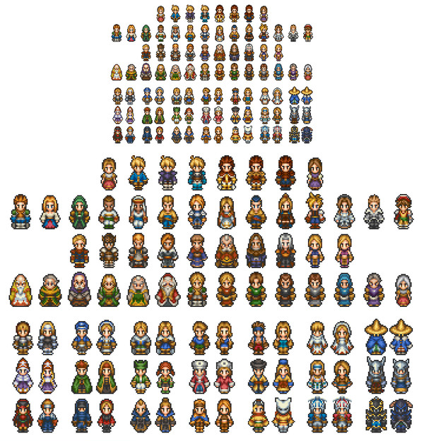 ロマサガ3風　FFT