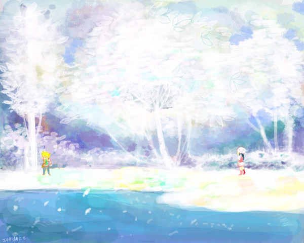 エイチ湖にて