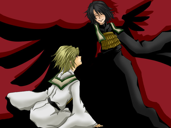 鴉と蛍