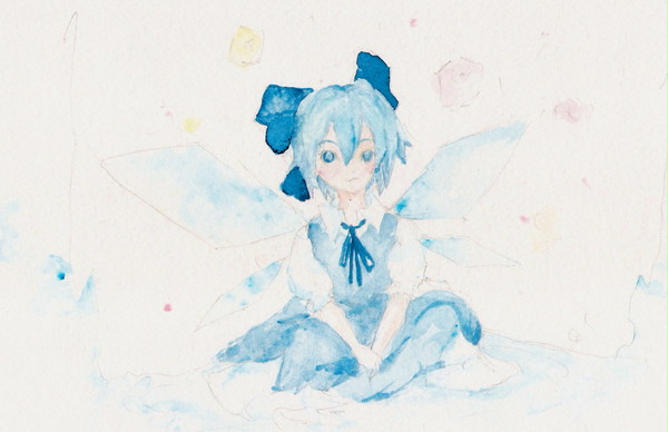 むすっとチルノ