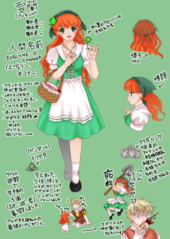 【APH】愛蘭（アイランド）設定なんとか