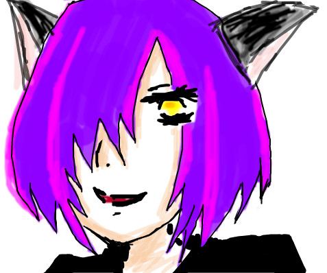 チェシャ猫擬人化｡