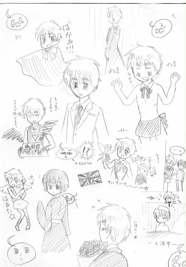紳士落書き