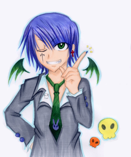 青いあたまが好きです。
