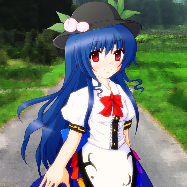 里にて。