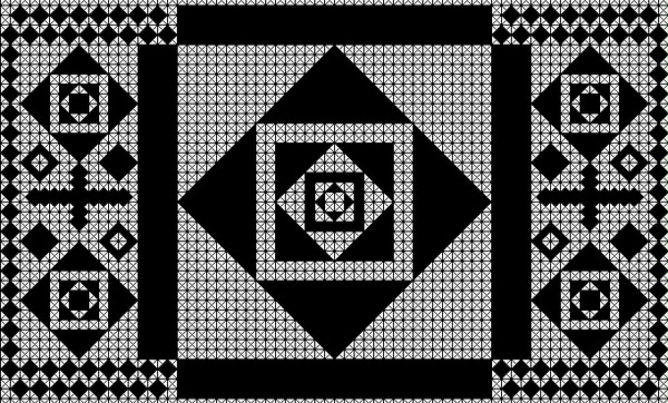白黒タイル