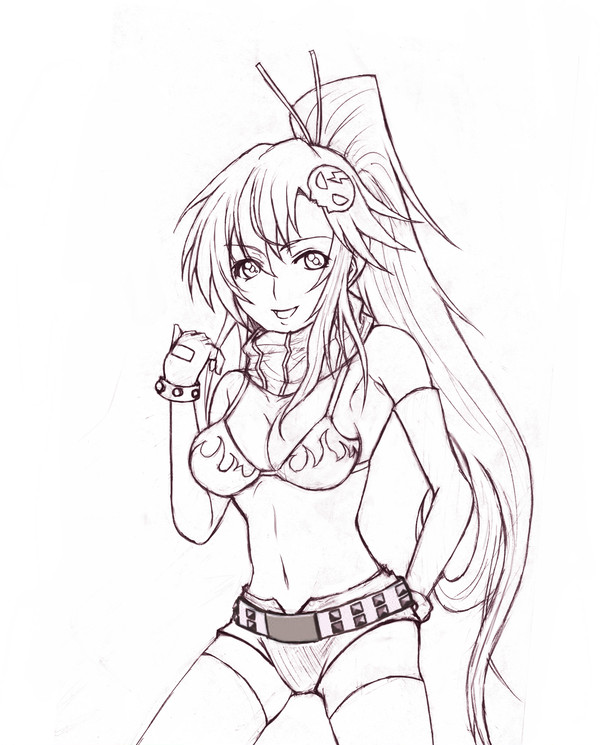ヨーコを描いてみたよ