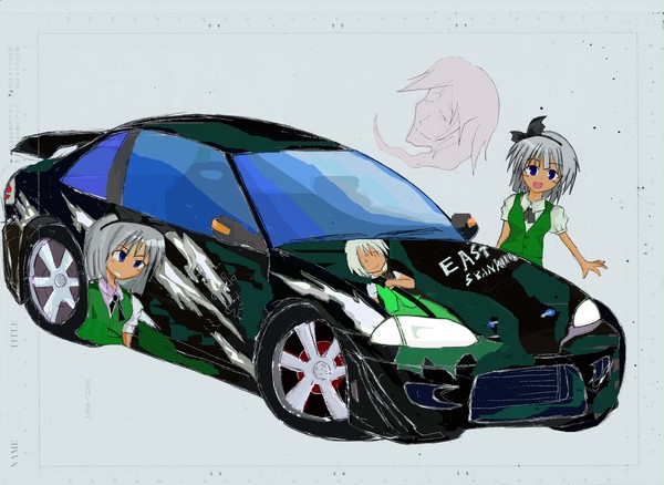 みょんとシビッククーペ