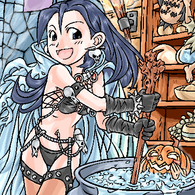 ハロウィンが近いので昔描いた絵を掘り出してみた