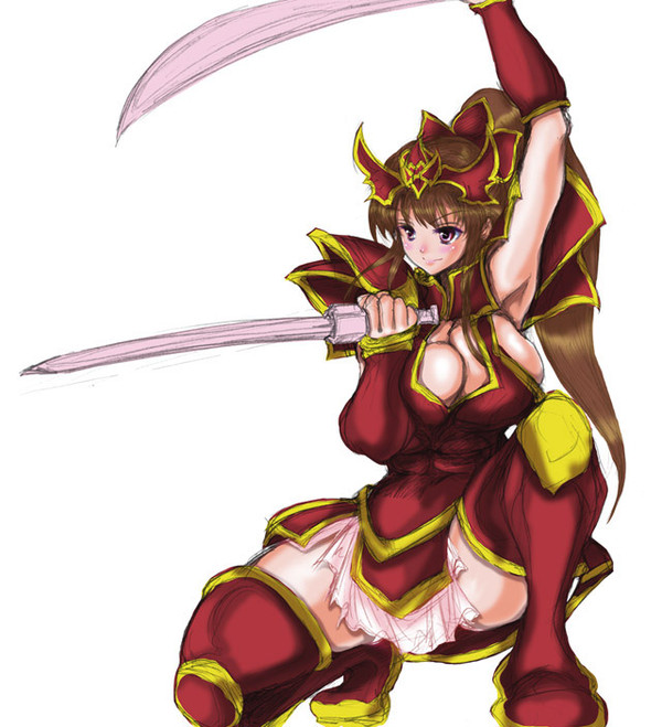 上段ガード!