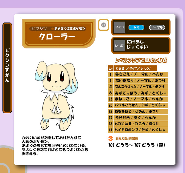 【ポケモン1作丸ごと妄想】 クローラー 【図鑑】