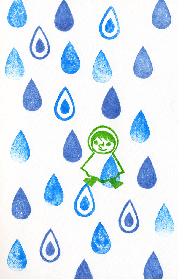 雨の日の散歩