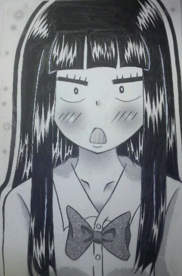 君に届けの爽子のつもり。