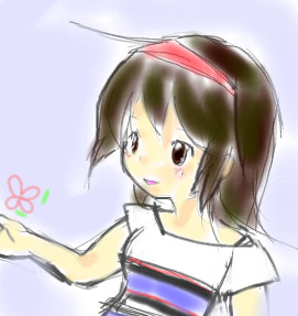 女の子。