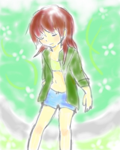 女の子。