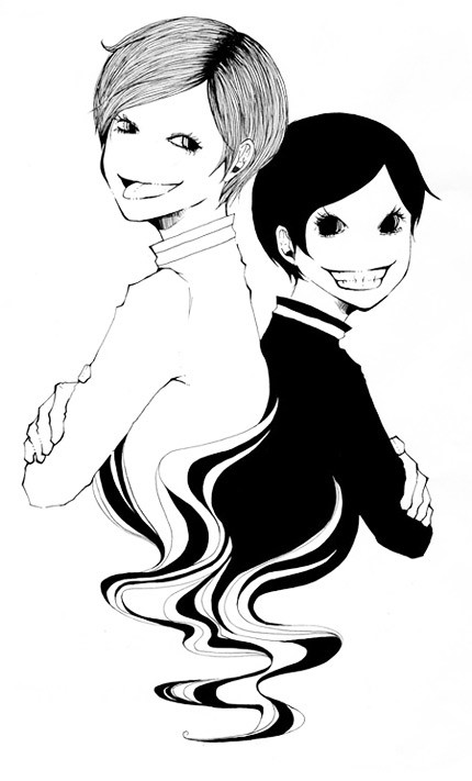 白と黒