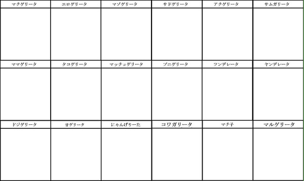 18人のマチゲリータ