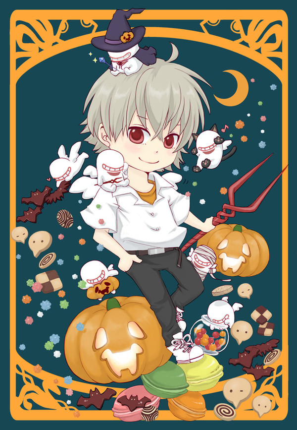 カヲルと白うな達のハロウィン