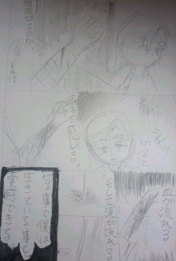 僕が僕を傷つけるわけ。