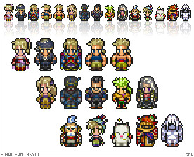 FF6キャラドット (天野さんver.)