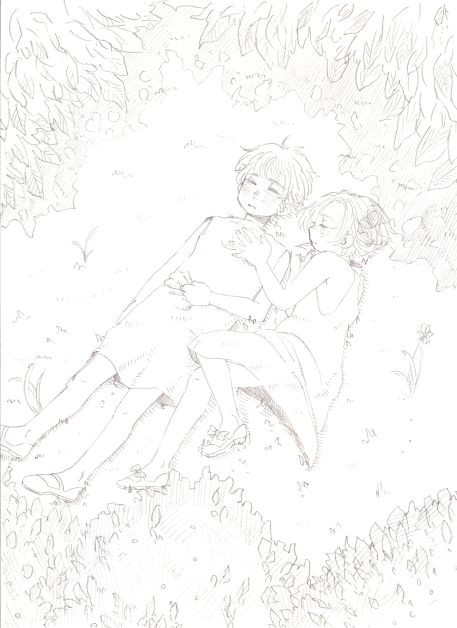 お昼寝。