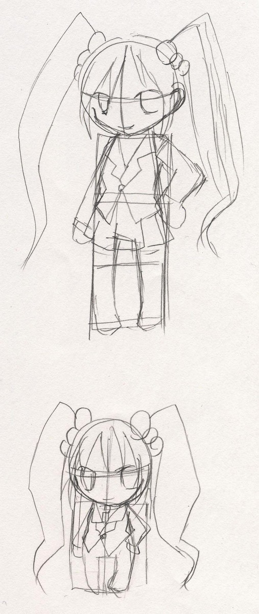 女の子らくがき9